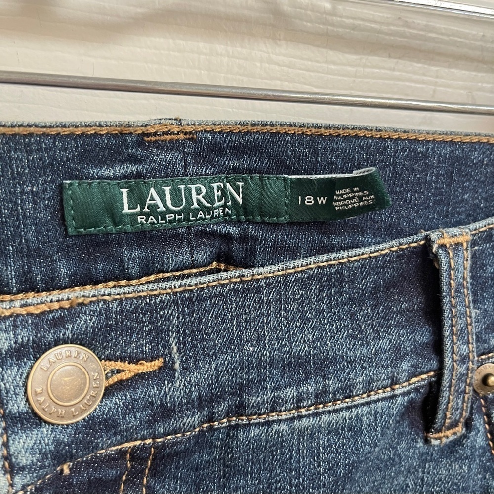 NWT LRL Women's Classic Slimming Fit Jeans 18W - Picture 9 of 9